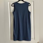 Pact Blue Organic Cotton Softspun A-Line Tank Dress Photo 4