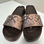 Donald Pliner  Fiji Slides Tan Brown Size 7.5 Photo 1