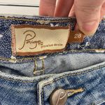 Paige  Bootcut Flare Benedict Canyon Classic Mid Rise Light Medium Wash Womens 28 Photo 5