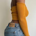 Forever 21 Ribbed Sleeve Crop Top Sweater Photo 3