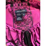 Max edition  Boho Peasant Dress – Size Medium – Purple & Black Floral Paisley Photo 2