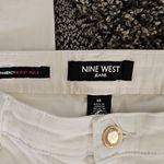 Nine West JEANS Gramercy Skinny Ankle WHITE sz 14 Photo 1