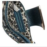 Olivia Miller  Green Snake Skin Embossed Wristlet Photo 6