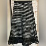 Tuckernuck  Black Mesh A-Line Skirt Photo 1