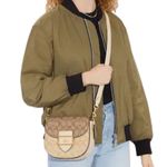 Coach  Morgan Saddle Bag In Blocked Signature Canvas # CH507 Photo 1