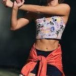 Free People Movement NEW WITH TAG  PRINTED CROP TANK SIZE M! Photo 0