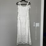 Petal and Pup laser cut floral scalloped maxi dress nwot size small Photo 4