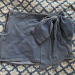 Cider  Denim Bow Mini Skirt Photo 0