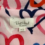 BedHead Pajamas Hearts Organic Cotton Two (2) Piece Pajama PJ Set Pink Size XS Photo 12