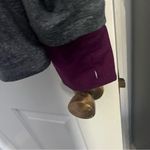 Reebok  women's hoodie gray with purple accent Photo 3