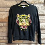 KENZO Paris embroidered tiger sweatshirt Black Yellow Large Photo 10