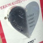 Ganz Personalized Wendy Heart Charm Pendant Silver Photo 0