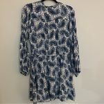 Kori  Boutique Dress. Size L. Fun blue and white paisley pattern. Photo 10