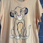 Disney The Lion King Simba Hooded Shirt Womens Junior XXXL 3X Top Yellow NWT Photo 2
