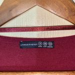 Atmosphere open front cardigan in maroon - size small Photo 1