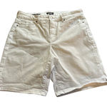 NYDJ  Ella Fit Is Everything White Denim Bermuda Shorts‎ Womens Size 14 Photo 0