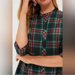 Tuckernuck  | NEW Festive Plaid Tartan Royal Shirt Mini Dress Size XL Photo 9