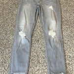EXPRESS JEANS Women Grey Mid Rise Performance Distressed Legging Jean Sz 6R Gray Photo 0