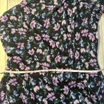 ASTR The Label dress midi floral black one shoulder Adriana drop waist size s Photo 6