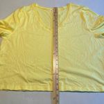 BP . Womens Yellow V Neck Short Sleeve T Shirt Top‎ Tee Plus Size 1X NWT Photo 5