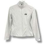 The North Face TKA 100 jacket women's XS pullover fleece 1/4 zip mock neck white Photo 0
