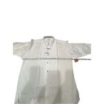 After Six After 6 Womans White Waitress tuxedo blouse Sz 14 NWT Photo 5