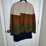Madewell  wool alpaca colorblock open front sweater cardigan soft‎ boho Photo 1