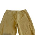 Varley  Corbett Leggings 7/8 Length Mesh Cutout Gold Stretch Size Medium Women's Photo 3