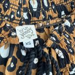 Ivy Jane  smocked peasant top leopard print 100% cotton sz XS Photo 2