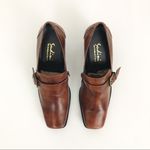 Vintage Genuine Leather Heels in Brown | Size 6.5 Photo 6