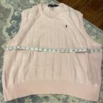 Ralph Lauren  Light Pink Knit Vest Photo 1