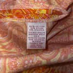 Peter Millar  Orange and Yellow Paisley Tunic Top size large‎ Photo 4