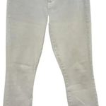Mother Denim Looker Ankle Fray Jeans‎ in Glass Slipper White Size 26 Photo 1