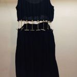 Rehab gold chain black dress,size S. Photo 3