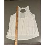 Athleta  Hi-Low Flowy Tank Top Women's‎ Size small  White no underneath bra Photo 1