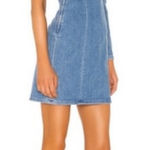 GRLFRND  Ellie One Shoulder Denim Mini Dress Size XS Photo 0