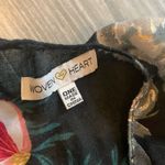 Woven Heart Women’s Black Floral Duster One Size Photo 2