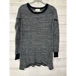 Anthropologie Ruby Moon Women's Sweater Black White‎ Pullover Long Sleeve Crew Neck Size Small Photo 7