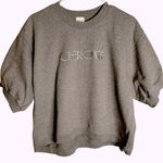 Cherokee Vintage  Sweatshirt Gray Spell-Out Short Sleeve Crewneck Pullover‎ XL Photo 0