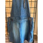 Vintage Starwear Jeans Overalls Skirt Medium Denim Dress Y2K Fashion Blue Photo 3