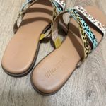 Madewell | Ilana Animal Print Strappy Calf Hair Leather Slide Sandals Photo 3