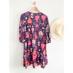 Vilagallo | Kira Lombok Dress | Navy Ikat | US Sz 8 / Sz 40 Photo 8