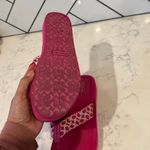 Coach  Jessalyn Signature Monogram pink Flip Flops Sandals thick sole Y2K preppy Photo 6