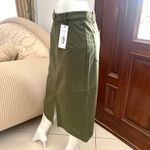 Amour Vert Lina Organic Cotton Skirt in Calla Green Photo 4