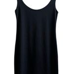 Julian Chang Black Sleeveless Tank Bodycon Mini Dress Size Small Photo 2