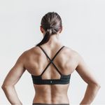 Nobull NWT Matte High-Neck Sports Bra - XS - NB Print (green and black) Photo 1