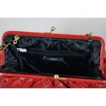 Apt. 9  Purse Red Quilted Handbag Clutch Metal Strap NEW Photo 5