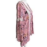 Chicwish  Dress Tunic Womens Size S Floral Crochet Babydoll Swim Cover Up Photo 5