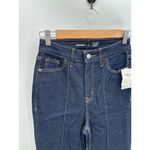 Old Navy Higher High-Rise Flare Dark Wash Blue Denim Jeans Women's Size 0 NWT Photo 3