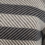 J.Crew  gray white & navy diagonal stripe sweater Photo 1
